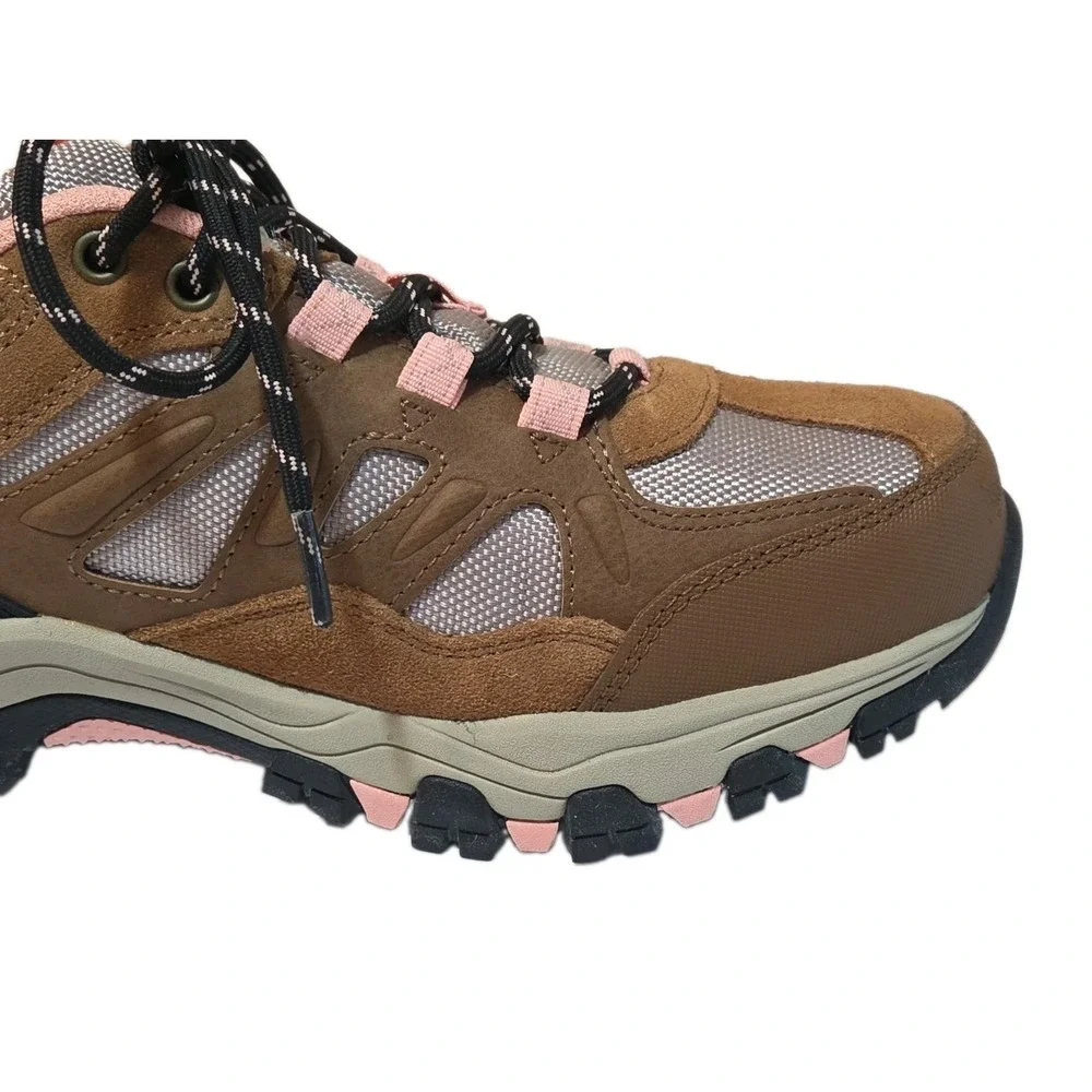 Skechers Waterproof Hiking Shoes Womens 9.5 Selmen West Highland Brown Pink